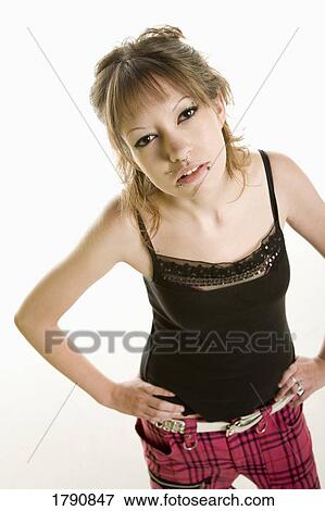 Stock Photo - Portrait of a woman. Fotosearch