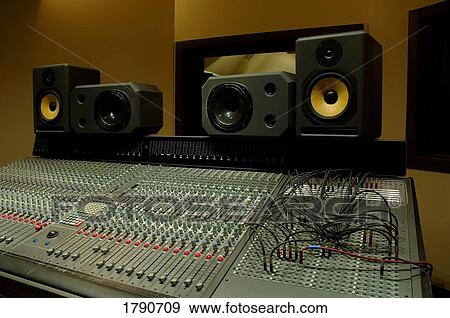 Recording studio View Large Photo Image Stock Photo - Recording studio. Fotosearch