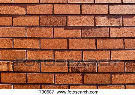 Stock Photo - Red brick wall. Fotosearch