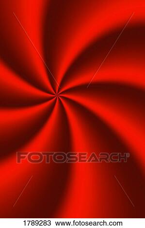 Stock Image - Red swirl abstract. Fotosearch