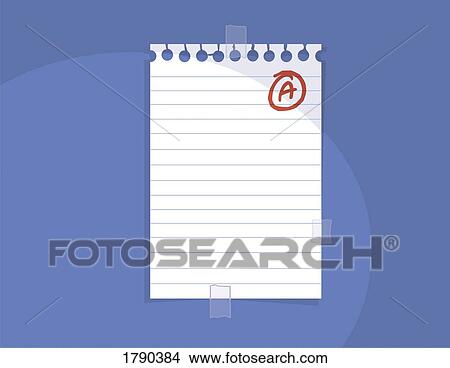 Picture - Report card illustration. Fotosearch