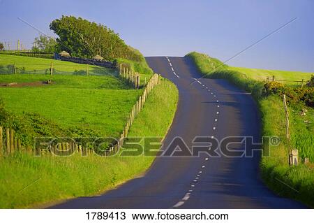 Road in Northern Ireland View Large Photo Image Stock Image - Road in Northern Ireland. Fotosearch
