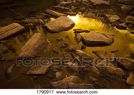 Stock Photo - Rocks in water. Fotosearch