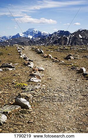 Rocky mountain trail View Large Photo Image Stock Photo - Rocky mountain trail. Fotosearch
