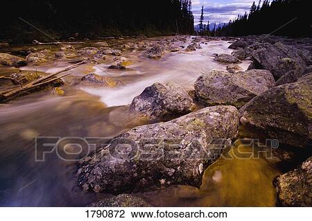 Stock Image - Scenic mountain creek. Fotosearch