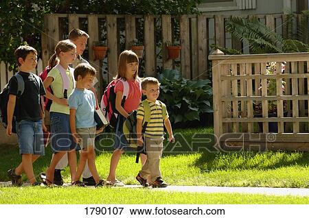 Stock Photo - School children. Fotosearch