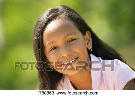 Stock Image - Smiling Girl. Fotosearch