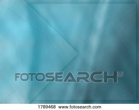 Stock Photo - Soft blue letter background. Fotosearch