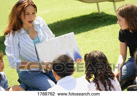 Stock Image - Story telling. Fotosearch