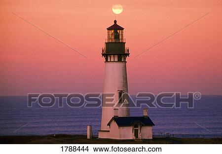 Sunset over lighthouse View Large Photo Image Picture - Sunset over lighthouse. Fotosearch