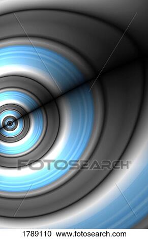 Stock Image - Swirling abstract. Fotosearch