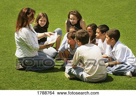 Teaching outside View Large Photo Image Picture - Teaching outside. Fotosearch