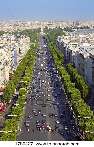 View from the Champs Elysees View Large Photo Image Stock Photo - View from the Champs Elysees. Fotosearch