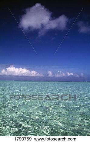 White clouds over ocean View Large Photo Image Stock Photo - White clouds over ocean. Fotosearch