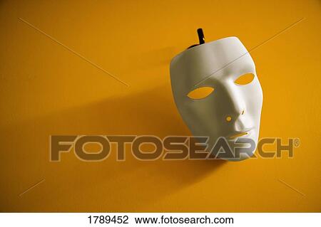White face mask View Large Photo Image Stock Image - White face mask. Fotosearch