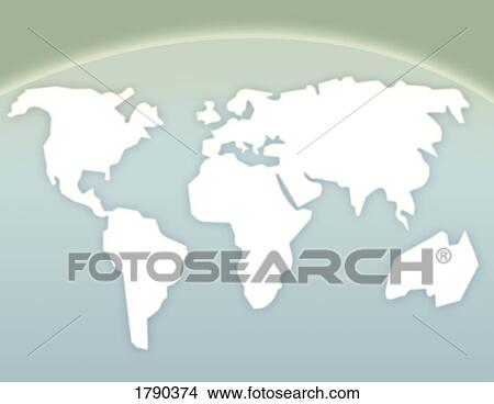 World map illustration View Large Photo Image Picture - World map illustration. Fotosearch