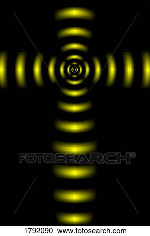 Stock Image - Abstract cross. Fotosearch