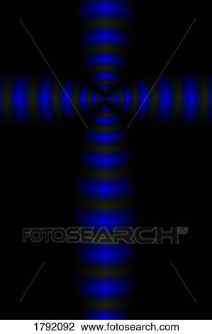 Stock Image - Abstract cross. Fotosearch