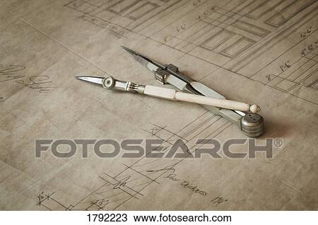 Antique drafting and tools View Large Photo Image Stock Image - Antique drafting and tools. Fotosearch