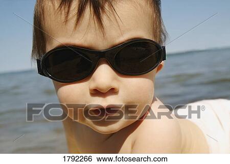 Baby at beach View Large Photo Image Stock Photograph - Baby at beach. Fotosearch