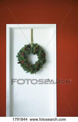 Christmas wreath View Large Photo Image Picture - Christmas wreath. Fotosearch