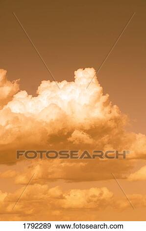 Stock Photo - Cloudy sky. Fotosearch
