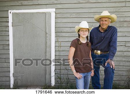 Girl and her grandfather View Large Photo Image Stock Photograph - Girl and her grandfather. Fotosearch
