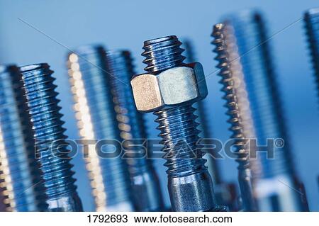 Group of nuts and bolts View Large Photo Image Stock Image - Group of nuts and bolts. Fotosearch