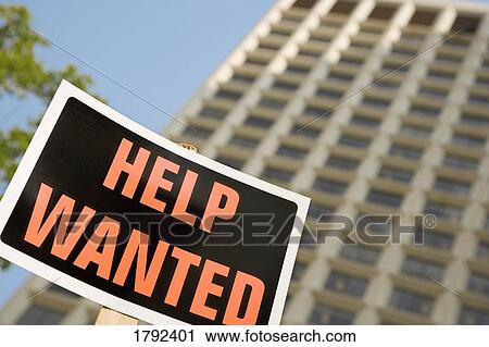 Help wanted sign View Large Photo Image Stock Image - Help wanted sign. Fotosearch