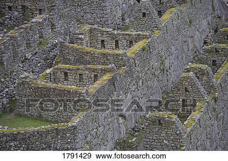 Stock Photo - Incan ruins of Machu Picchu in Peru. Fotosearch