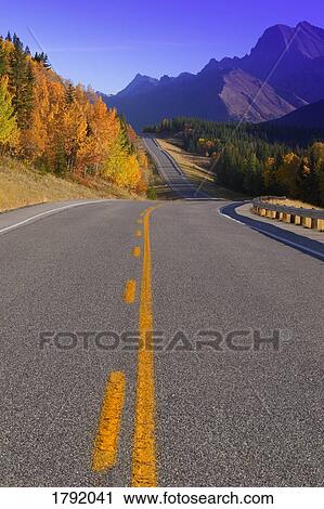 Stock Image - Kananaskis Highway. Fotosearch