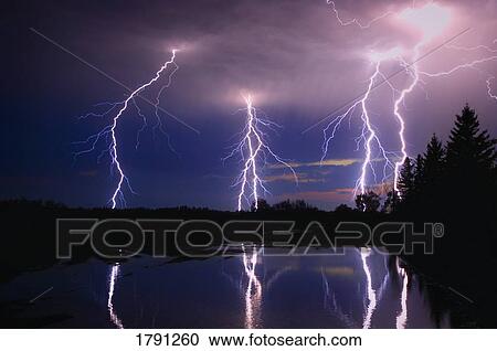 Lightning storm View Large Photo Image Stock Image - Lightning storm. Fotosearch