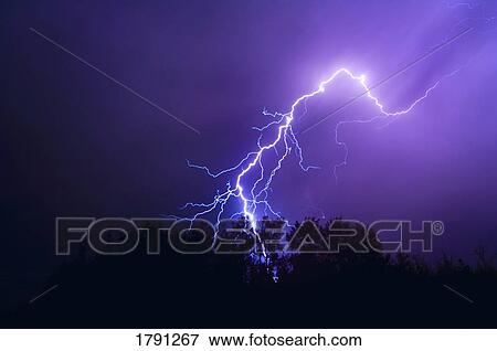 Lightning storm View Large Photo Image Stock Photo - Lightning storm. Fotosearch