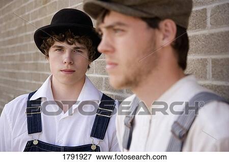 Men in old-fashioned clothes View Large Photo Image Stock Photo - Men in old-fashioned clothes . Fotosearch