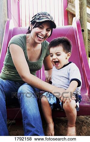 Mother and child View Large Photo Image Stock Photo - Mother and child. Fotosearch