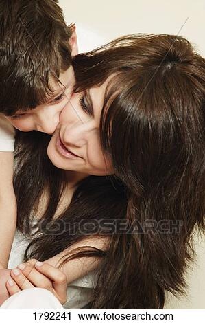 Mother and son View Large Photo Image Stock Image - Mother and son. Fotosearch