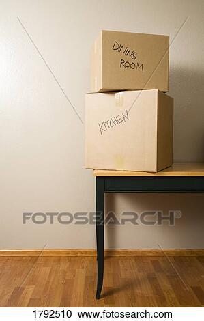 Moving boxes View Large Photo Image Stock Image - Moving boxes. Fotosearch