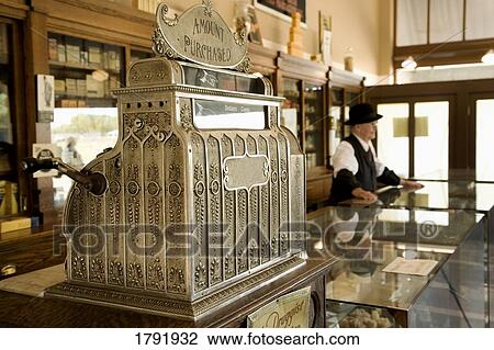 Old fashioned cash register View Large Photo Image Stock Image - Old fashioned cash register . Fotosearch