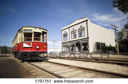 Old-fashioned streetcar View Large Photo Image Stock Image - Old-fashioned streetcar. Fotosearch