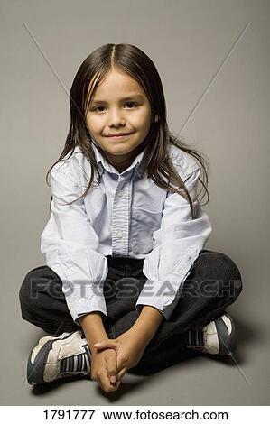 Portrait of a girl View Large Photo Image Stock Photo - Portrait of a girl. Fotosearch