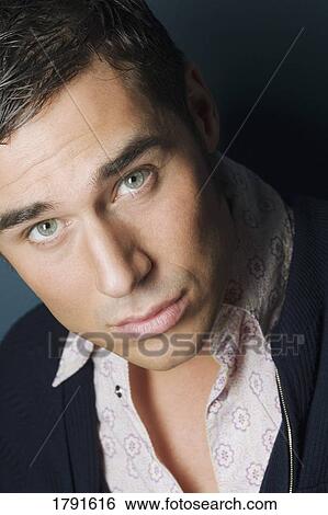 Stock Photograph - Portrait of a man. Fotosearch
