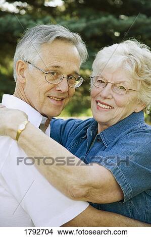 Picture - Portrait of an elderly couple. Fotosearch