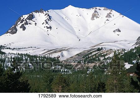 Snow-covered mountain View Large Photo Image Stock Photo - Snow-covered mountain. Fotosearch
