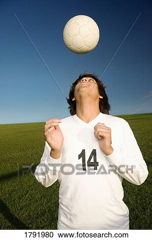 Stock Image - Soccer player. Fotosearch