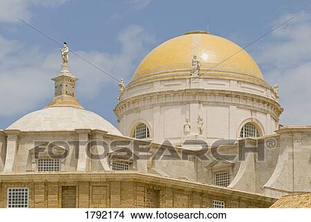 The New Cathedral, Cádiz, Andalusia, Spain View Large Photo Image Picture - The New Cathedral, Cádiz, Andalusia, Spain. Fotosearch