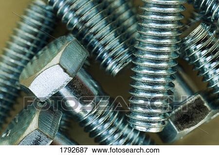 Threaded bolts View Large Photo Image Stock Photo - Threaded bolts. Fotosearch