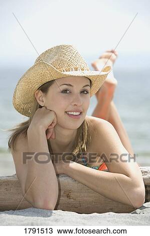 Woman at the beach View Large Photo Image Stock Image - Woman at the beach. Fotosearch