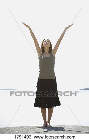 Woman worshipping View Large Photo Image Stock Image - Woman worshipping. Fotosearch