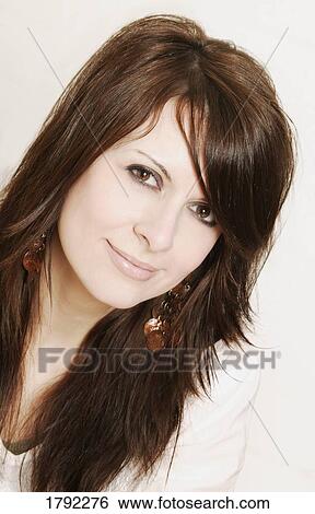 Woman's portrait View Large Photo Image Stock Photograph - Woman's portrait. Fotosearch
