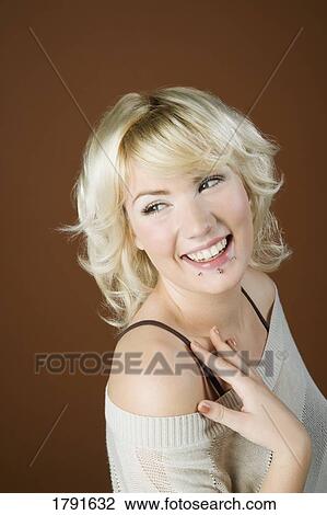 Young woman View Large Photo Image Stock Image - Young woman. Fotosearch